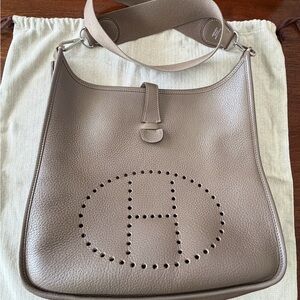 Hermes Evelyn GM 33 in Etoupe
